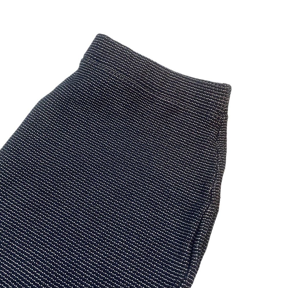 St John Navy‎ White Tweed 8 Skirt